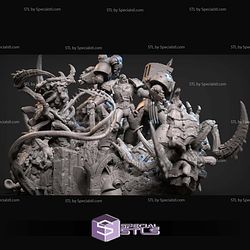 The Devastation of Baal Diorama WH40K STL Miniatures