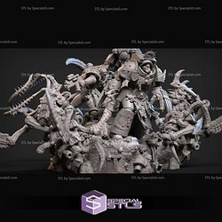 The Devastation of Baal Diorama WH40K STL Miniatures