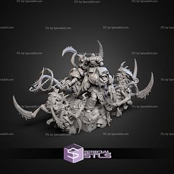 The Devastation of Baal Diorama WH40K STL Miniatures