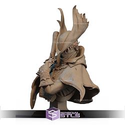 The Hunter Bloodborne Tomb Bust STL Files