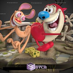 The Ren And Stimpy Show STL Files