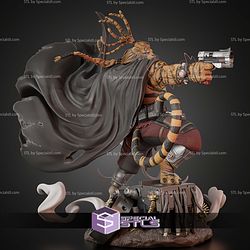 Tiger Warrior With Gun STL Files
