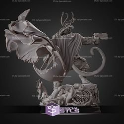 Tiger Warrior With Gun STL Files