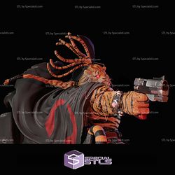 Tiger Warrior With Gun STL Files