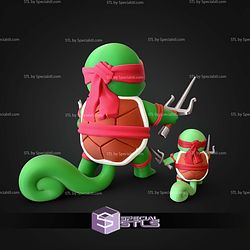 TMNT Pokemon Mashup Collection STL Files