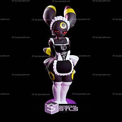 Umbreon Maid Fanart STL Files