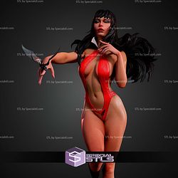 Vampirella And Bat 284mm STL Files