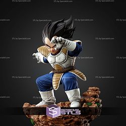 Vegeta Battle Confident STL Files
