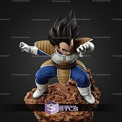 Vegeta Battle Confident STL Files
