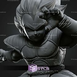 Vegeta Battle Confident STL Files