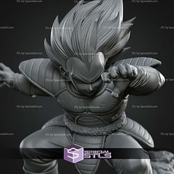 Vegeta Battle Confident STL Files