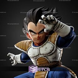 Vegeta Battle Confident STL Files