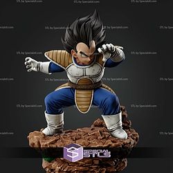 Vegeta Battle Confident STL Files