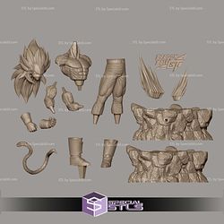 Vegeta SSJ4 Dragon Ball GT 401mm STL Files