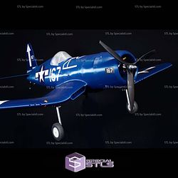 Vought F4U Corsair STL Files