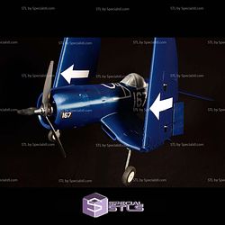 Vought F4U Corsair STL Files