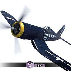 Vought F4U Corsair STL Files