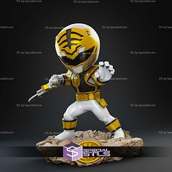 White Ranger Chibi 160mm STL Files
