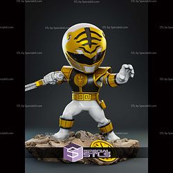 White Ranger Chibi 160mm STL Files