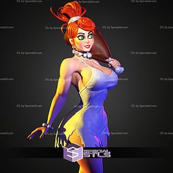 Wilma Flinstone Stylized STL Files