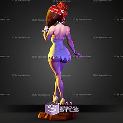 Wilma Flinstone Stylized STL Files
