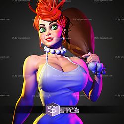 Wilma Flinstone Stylized STL Files
