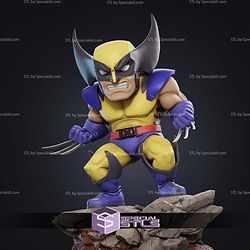 Wolverine Classic Angry Chibi STL Files