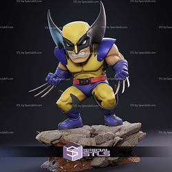 Wolverine Classic Angry Chibi STL Files