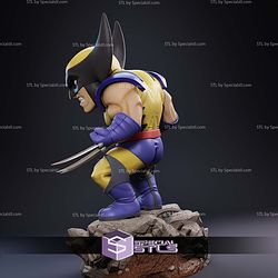 Wolverine Classic Angry Chibi STL Files