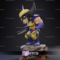 Wolverine Classic Angry Chibi STL Files