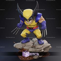 Wolverine Classic Angry Chibi STL Files