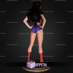 Wonder Woman Animated Museum Pose STL Files