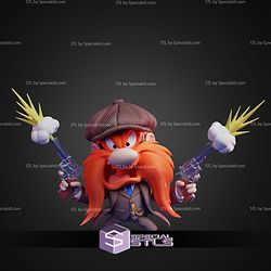 Yosemite Sam Peaky Blinders Multipart STL Files