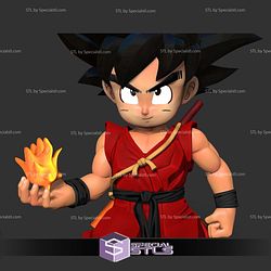 Young Son Goku Ready To Fight STL Files