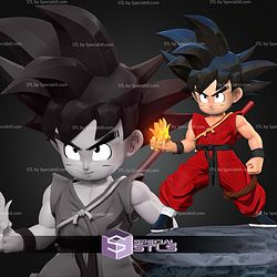 Young Son Goku Ready To Fight STL Files