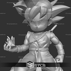 Young Son Goku Ready To Fight STL Files