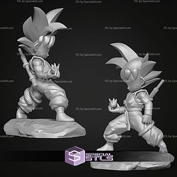 Young Son Goku Ready To Fight STL Files