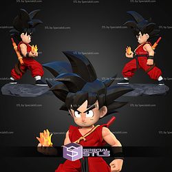 Young Son Goku Ready To Fight STL Files