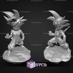 Young Son Goku Ready To Fight STL Files