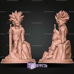 Young Trunk On Rock STL Files