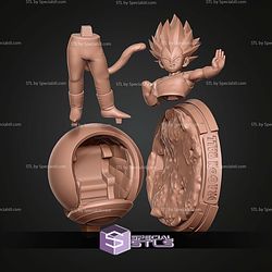 Young Vegeta Capsule STL Files