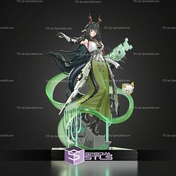 Zhuang Fangyi Arknights 313mm STL Files