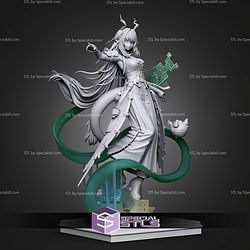 Zhuang Fangyi Arknights 313mm STL Files