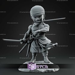Zoro And Sword Chibi STL Files
