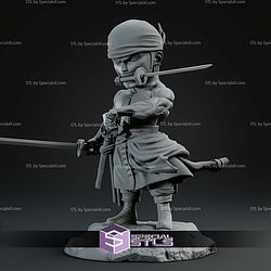 Zoro And Sword Chibi STL Files