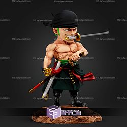 Zoro And Sword Chibi STL Files