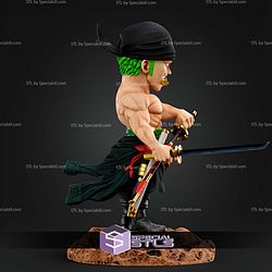 Zoro And Sword Chibi STL Files