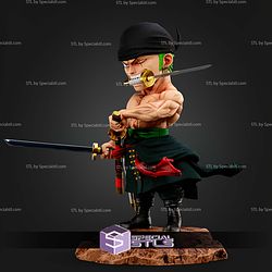 Zoro And Sword Chibi STL Files