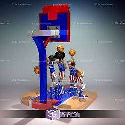 Harlem Globetrotters Bundle Diorama STL Files