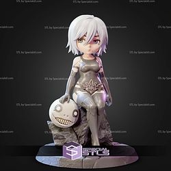 A2 NieR Automata Chibi 100mm STL Files